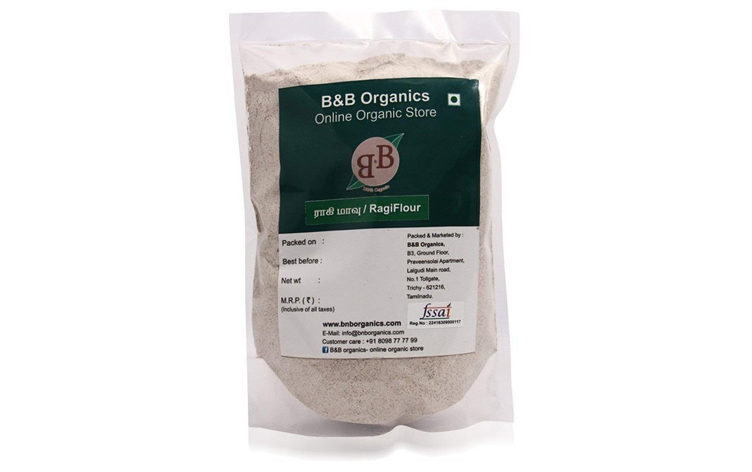 B&B Organics Ragi Flour    Pack  5 kilogram